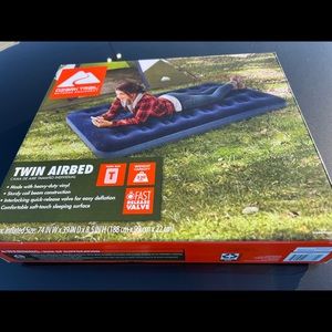 Ozark Trail Camping Mattress Inflatable Twin Airbed 74" x 39" x 8.5" - 330lb Cap